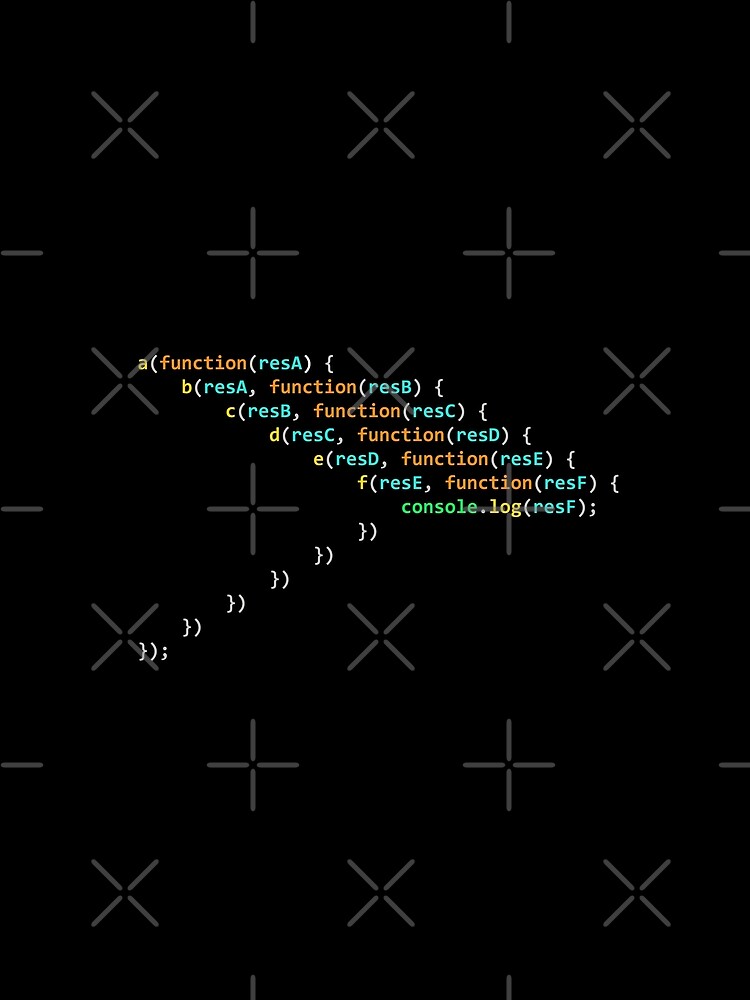 Thumbnail 4 of 4, Graphic T-Shirt, javascript - callback hell designed and sold by MagicDoorknob.