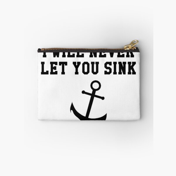 Item preview, I will never let you sink designer tshirt #anchor designed and sold by aariv.