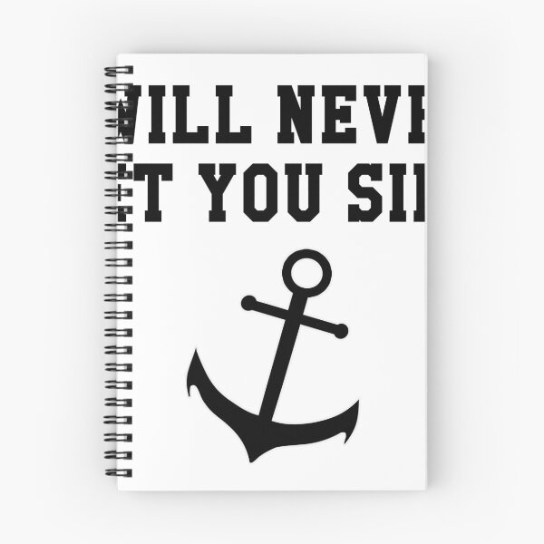 Item preview, I will never let you sink designer tshirt #anchor designed and sold by aariv.