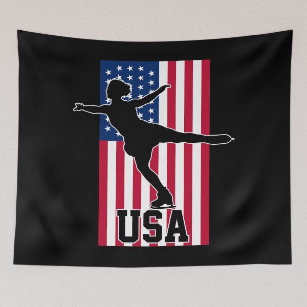 Item preview, USA figure skating designed and sold by 4tomic.