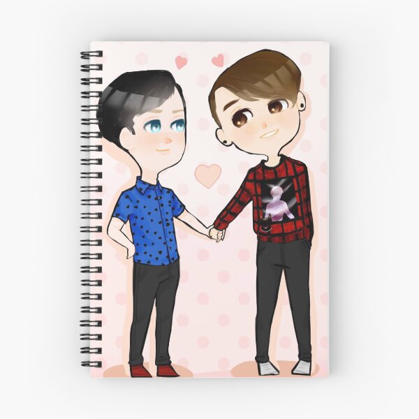 Item preview, Dan and Phil designed and sold by BandGirlDoodle.