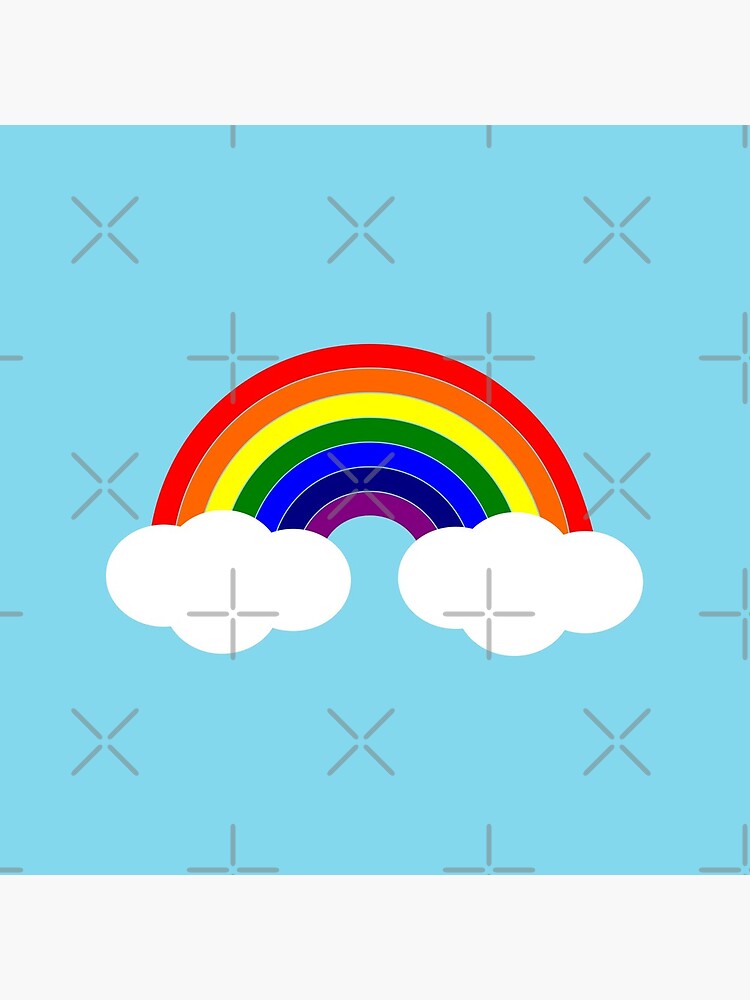 Happy Rainbow Tote Bag – a rainbow in your cloud