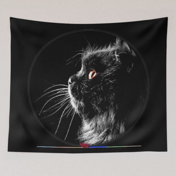 Item preview, social black cat designed and sold by Grimm Land.