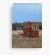 Wheatbelt Ruins Canvas Print