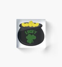Pot of Gold Acrylic Block