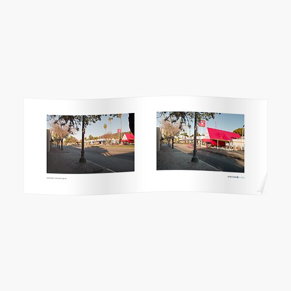 Colorado Boulevard + Mount Royal Drive, Eagle Rock, Los Angeles, California, USA...narrowed. Poster