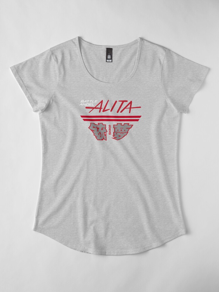 Alternate view of Battle Angel Alita/Gunnm Logo Premium Scoop T-Shirt