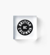 British Columbia - Canada Acrylic Block