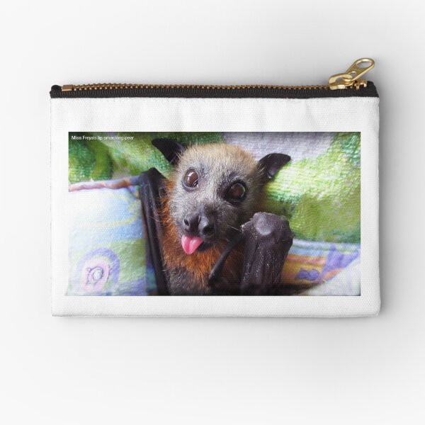 Batzilla - Miss Freya's lip smacking pear by Batzilla Zipper Pouch