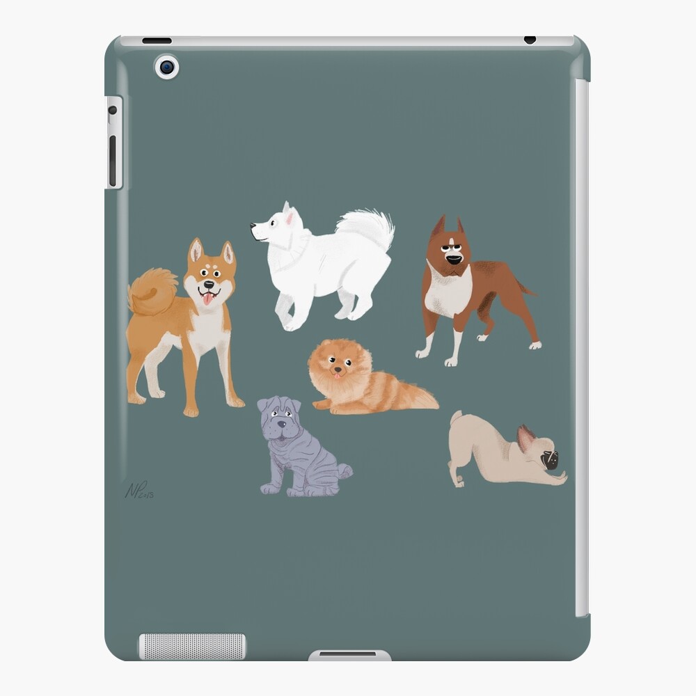 Six Sweet Stylized Dogs" iPad & Skin | Redbubble