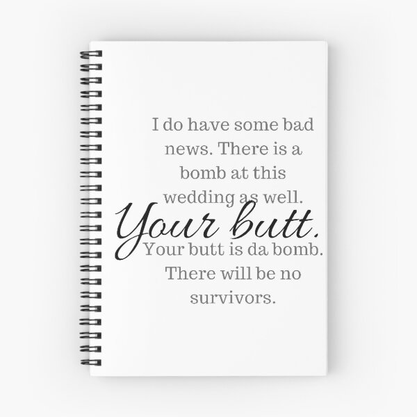 Item preview, b99 jake amy peraltiago wedding vows your butt is da bomb designed and sold by calamity02.