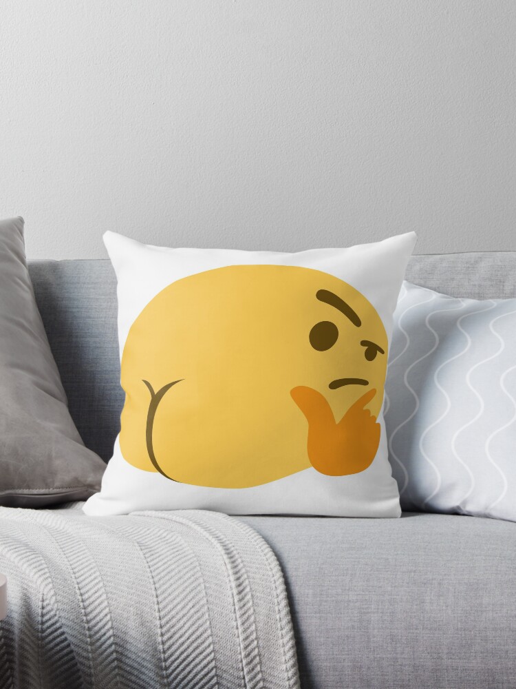 Thinking emoji sale pillow