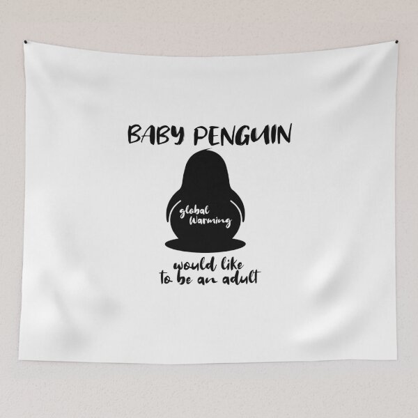 Item preview, Baby penguin global warming climate change designed and sold by lsvds.