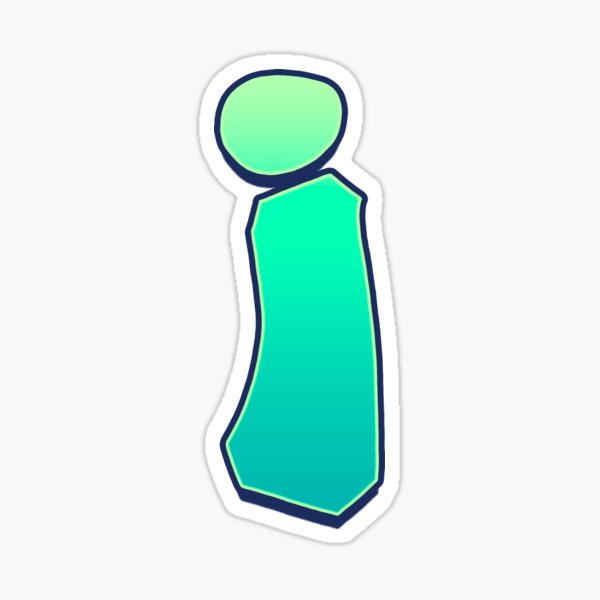 i - green fades Sticker