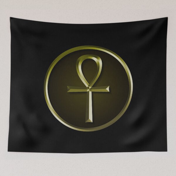 Item preview, Ankh cross gold designed and sold by Amazing Designs.
