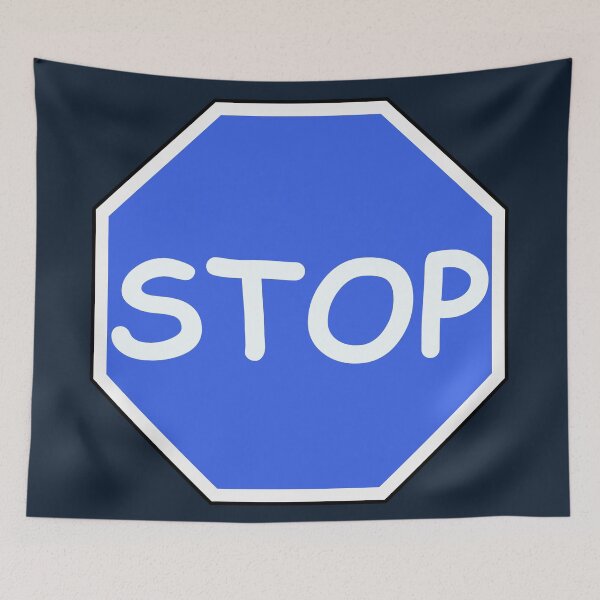 Item preview, Blue Stop Signs designed and sold by EmilyYanzer.