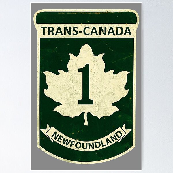 Item preview, Newfoundland Trans-Canada Highway Sign designed and sold by Hollow-Horse.