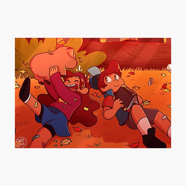 Item preview, Twins in fall designed and sold by chibigaia.