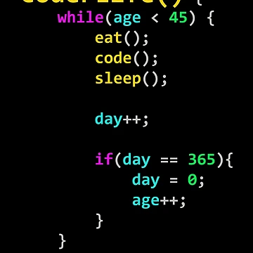 Artwork thumbnail, javascript - coder life by MagicDoorknob