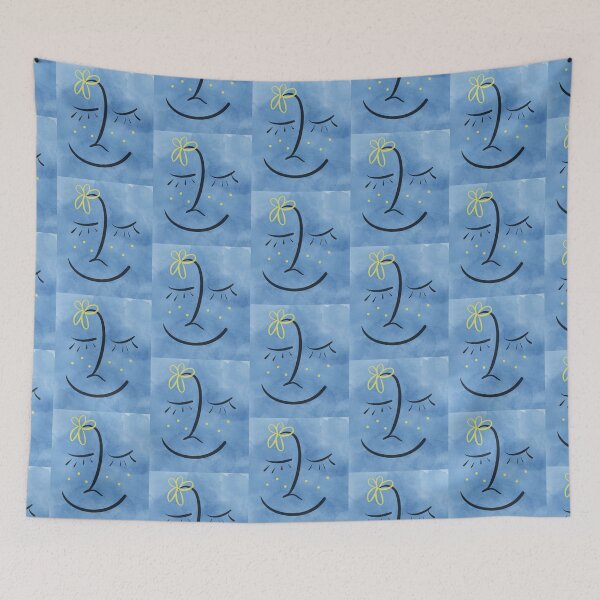 Item preview, Blue freckled smile designed and sold by beanydesigns.