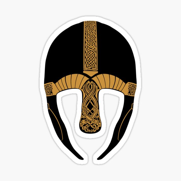 "Viking helmet" Sticker for Sale by ArtjomDesign Redbubble