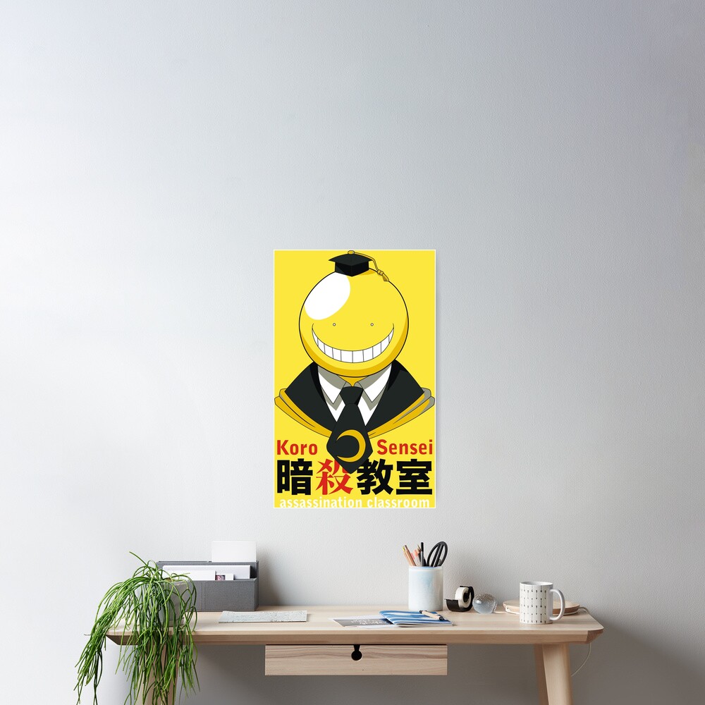 Koro Sensei Poster Von Mounta Redbubble