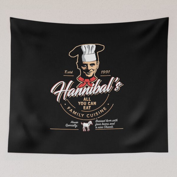 Item preview, Hannibal's All You Can Eat Family Cuisine designed and sold by Alema Art.