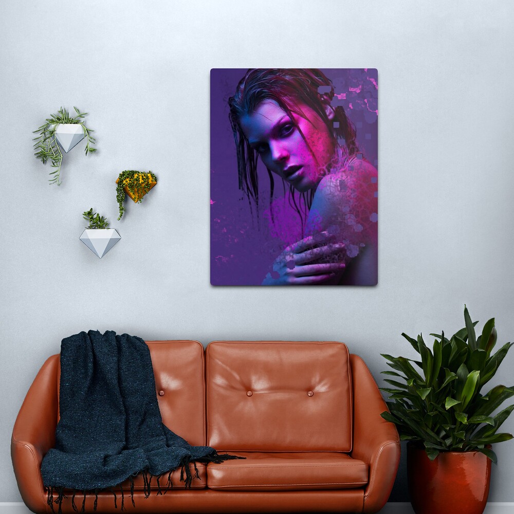 PRETTY IN PURPLE Metal Print