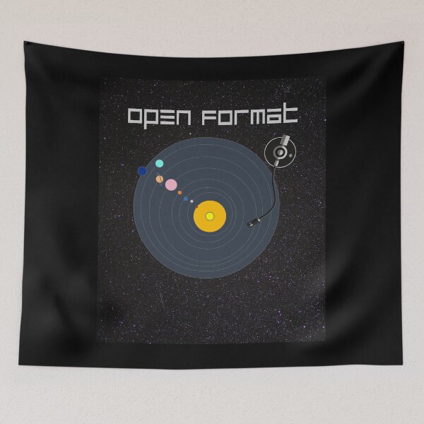 Item preview, Open Format DJ T-shirt designed and sold by ravishdesigns.