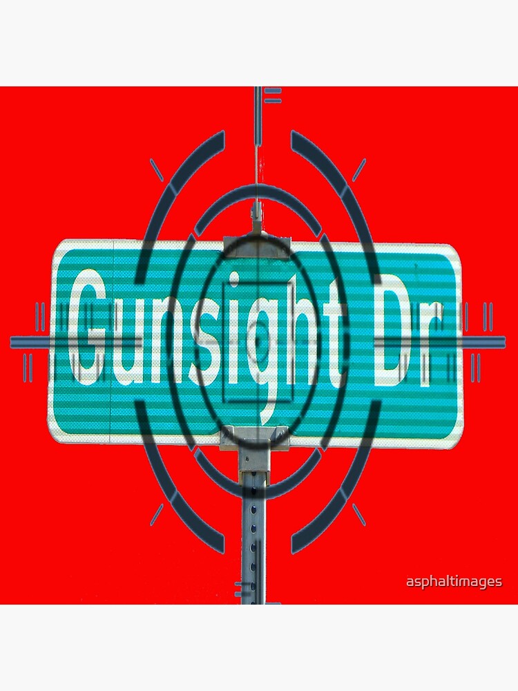 "Gunsight Target" Poster by asphaltimages Redbubble
