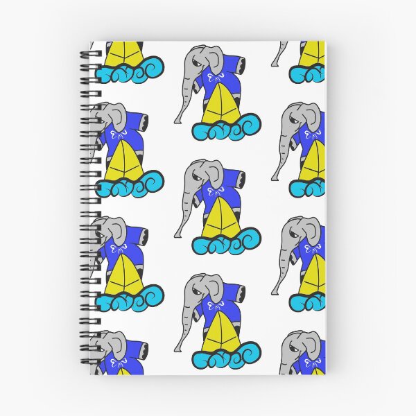 Item preview, Surfing elephant 5 designed and sold by ALEFANTICA.