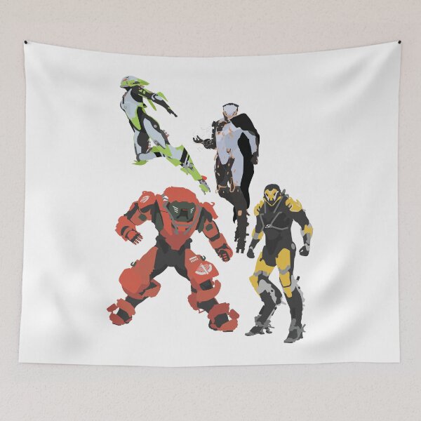 Item preview, Anthem - All 4 Javelins Vector Art designed and sold by firedragon04.