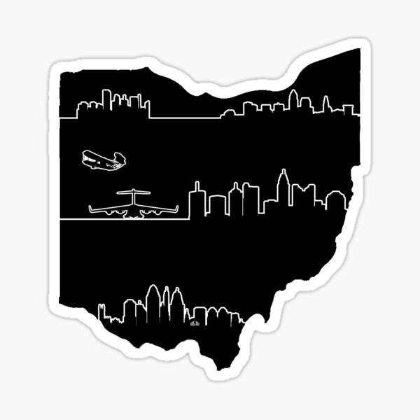 Ohio's Skylines Sticker