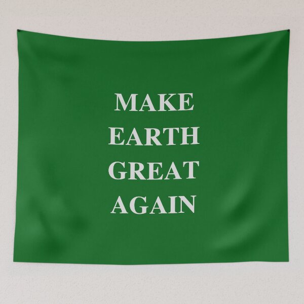 Item preview, Make Earth Great Again! (Stop Climate Change!) designed and sold by PromoteProgress.