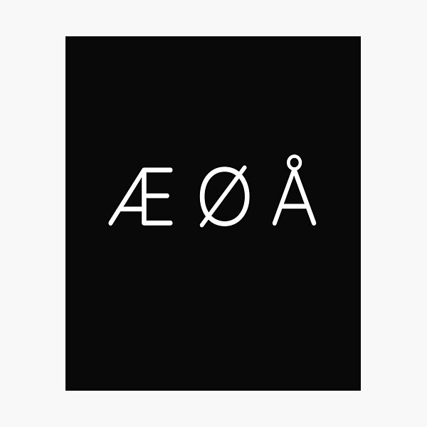 Ae O A Photographic Print By Designpickles Redbubble