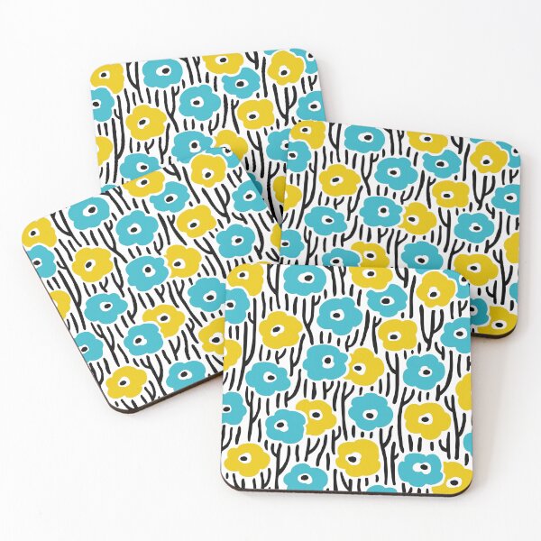 Item preview, Mid Century Modern Wild Flower Pattern 489 designed and sold by tonymagnerart.
