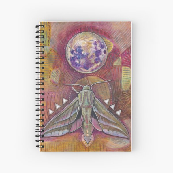 Drawn To The Light Spiral Notebook