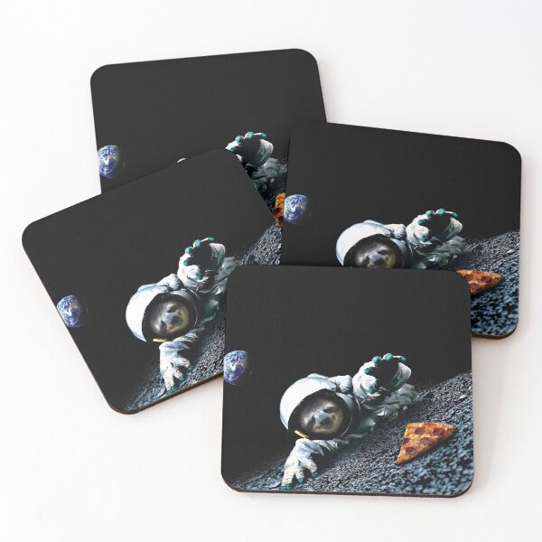 Slothstronaut Coasters (Set of 4)