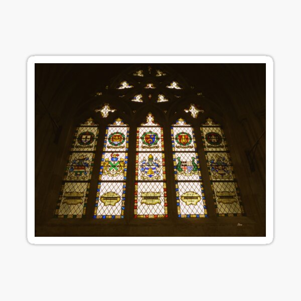 "Exeter Cathedral window" Sticker for Sale by Shiva77 Redbubble
