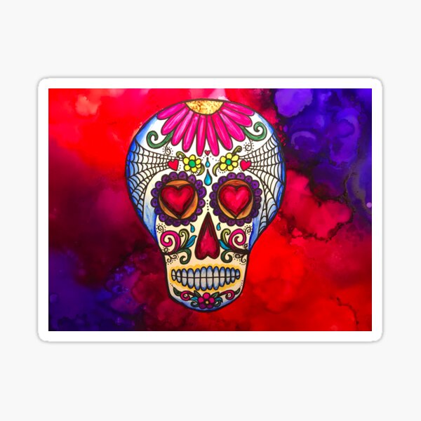 Sugah Skull, Sugar Skull Sticker