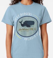 Two Whales Diner Tee (lighter) Classic T-Shirt