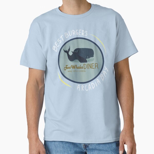 Item preview, Two Whales Diner Tee (lighter) designed and sold by artisticaviary.