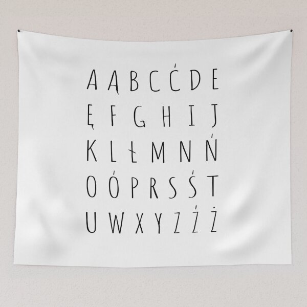 Item preview, Polish Alphabet Polski Alfabet designed and sold by BlueBerry-P.