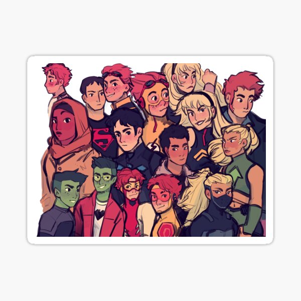 Young Justice Sticker