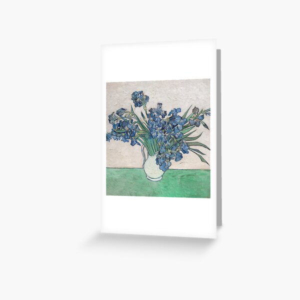 Item preview, Vincent Van Gogh Irises Impressionist Painting designed and sold by antiqueart.