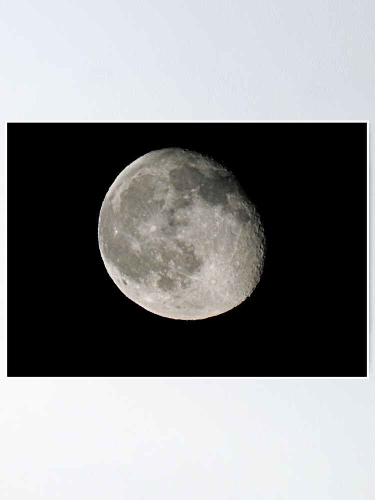 Moon Closeup From Nikon P900 Poster By Kitsuneyokai Redbubble