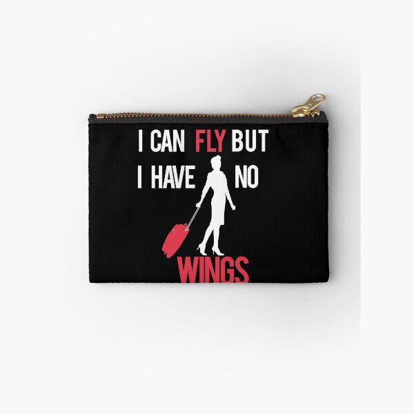 Item preview, I can fly but I have no wings Funny Stewardess  designed and sold by Matthew Whittaker.