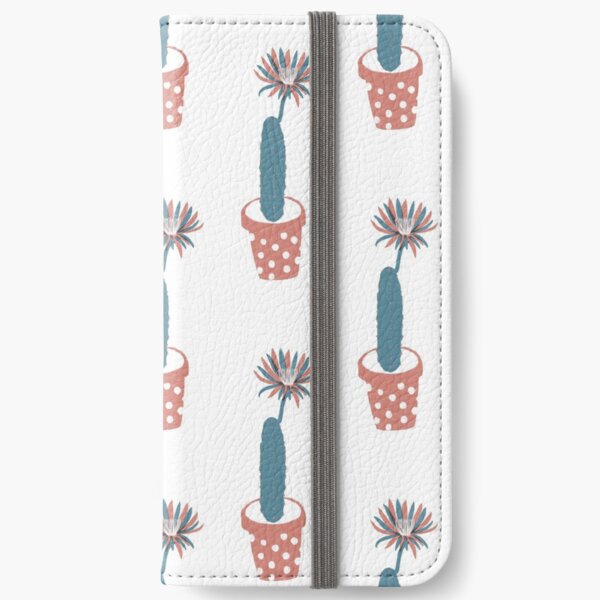 Potted cactus iPhone Wallet
