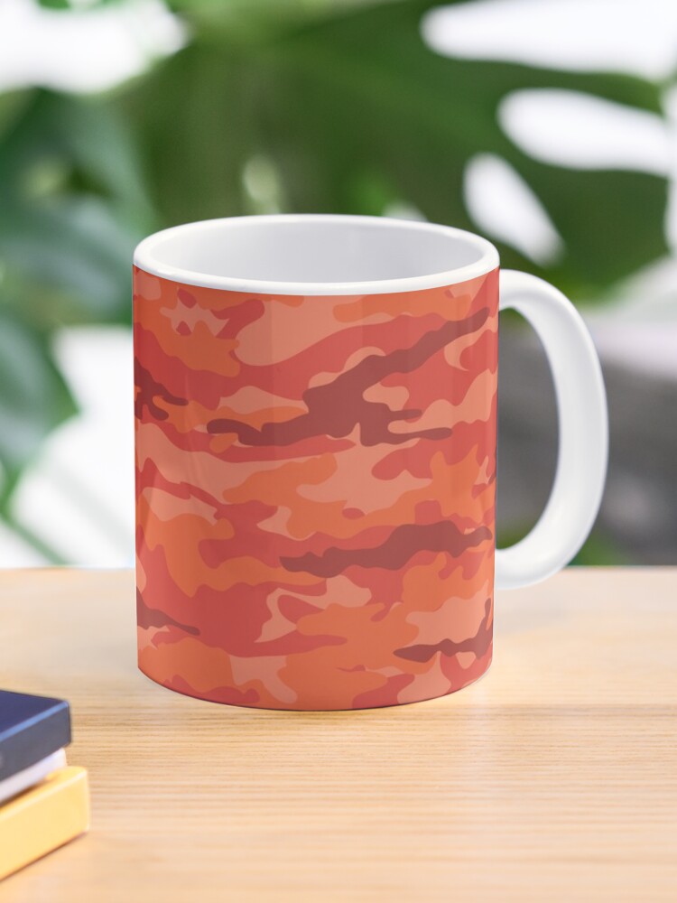 Orange Camo Coffee Mug by Original_Wicked