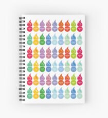 Metal Ion Flame Test Colours Spiral Notebook